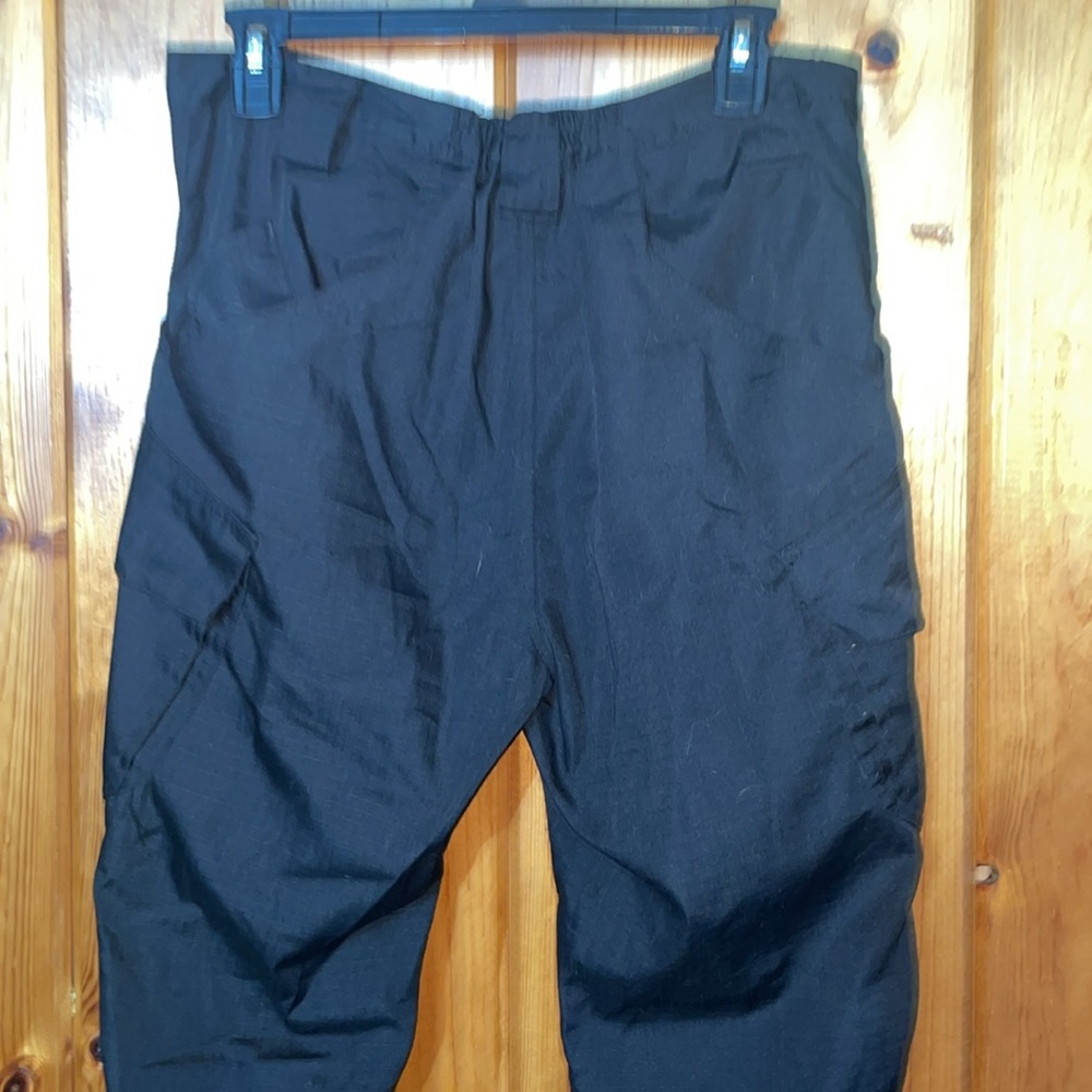 Womens Black Cargo Pants tactical pants size medium blue collar pants - Picture 5 of 6